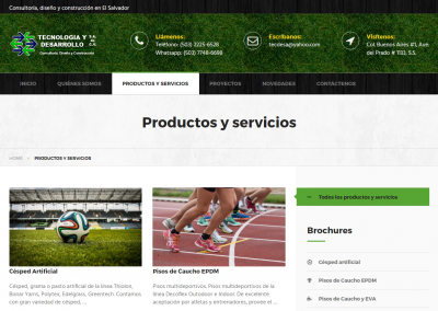 tecdesa.com | Página de productos y servicios