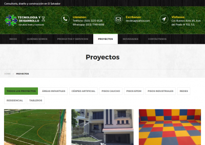 tecdesa.com | Página de proyectos