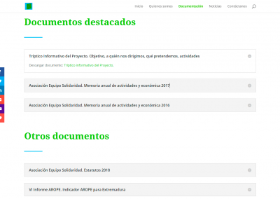 Asociación Equipo Solidaridad | Documentación